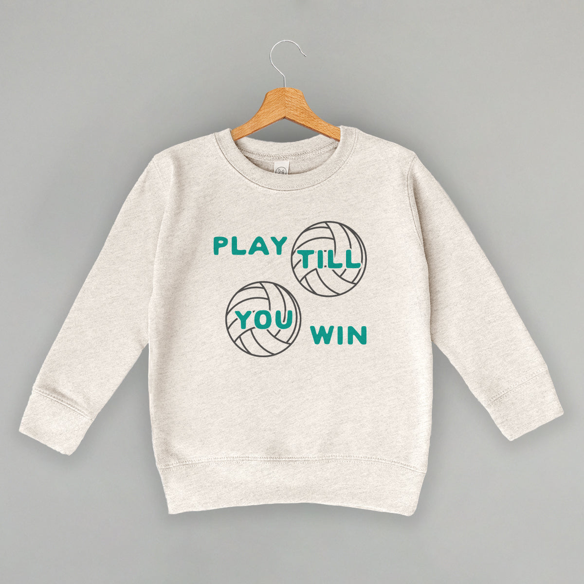Play Till You Win Volleyball (Kids) - clothing by TeeHivey.com (Image 4)