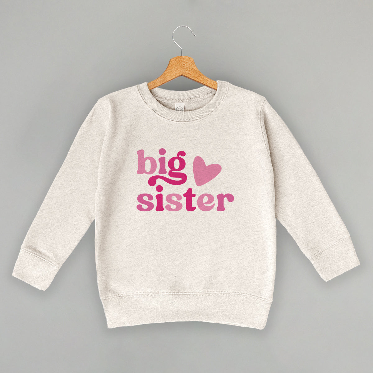 Big Sister Pink Heart (Kids) - clothing by TeeHivey.com (Image 4)