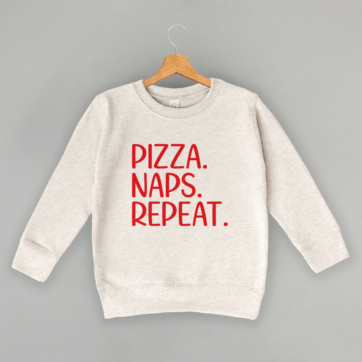 Pizza Naps Repeat (Kids) - clothing by TeeHivey.com (Image 5)