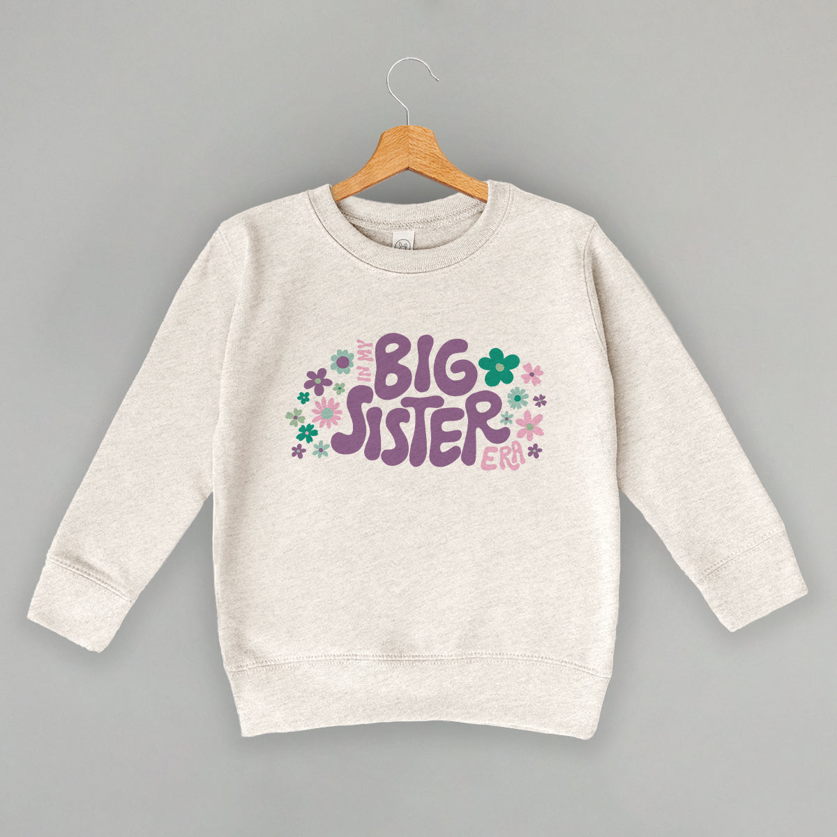 In My Big Sister Era Floral (Kids) - clothing by TeeHivey.com (Image 4)