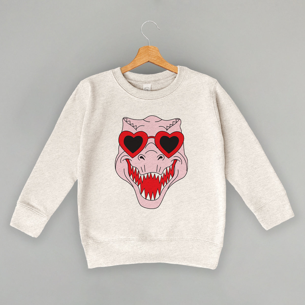 Dino Heart Glasses (Pink) (Kids)