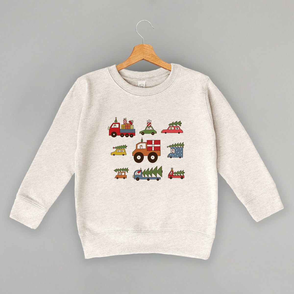 Christmas Vehicle Doodles (Kids) - clothing by TeeHivey.com (Image 4)