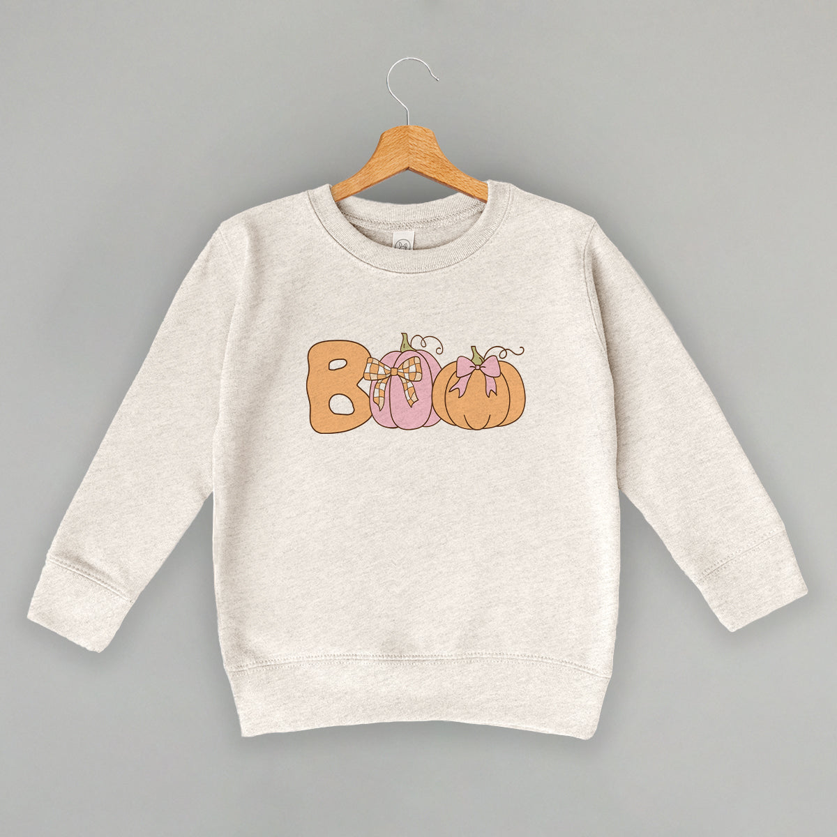 Boo (Pumpkins + Bows) (Kids) - clothing by TeeHivey.com (Image 1)