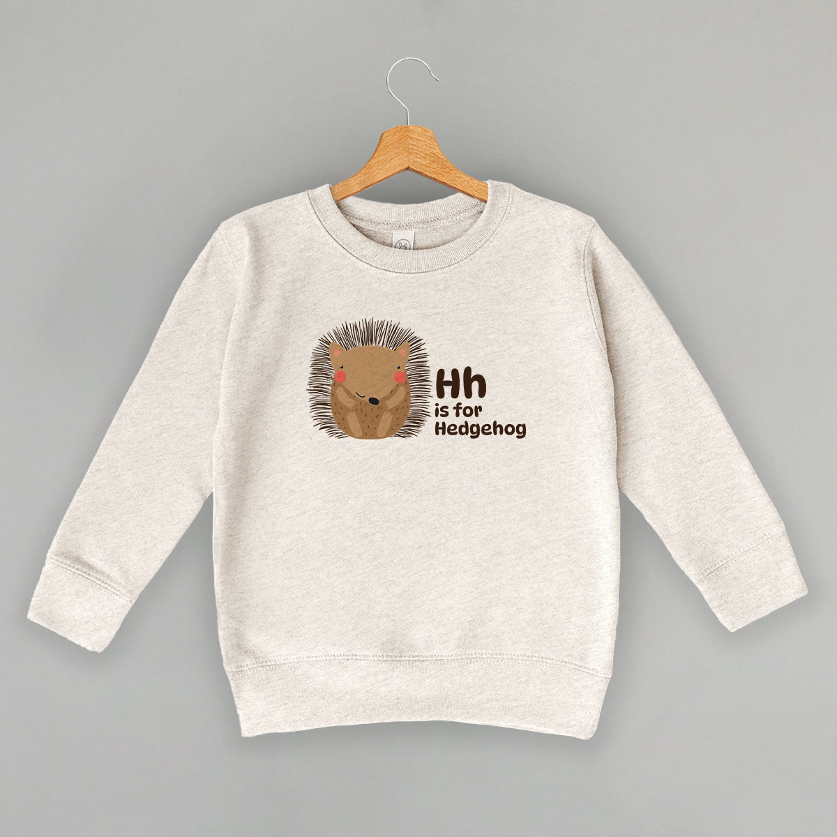 H Is For Hedgehog (Kids) - clothing by TeeHivey.com (Image 1)