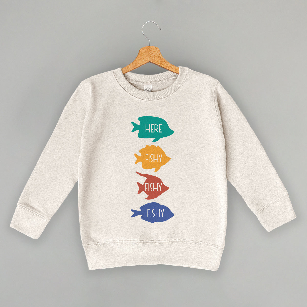 Here Fishy Colorful (Kids) - clothing by TeeHivey.com (Image 4)