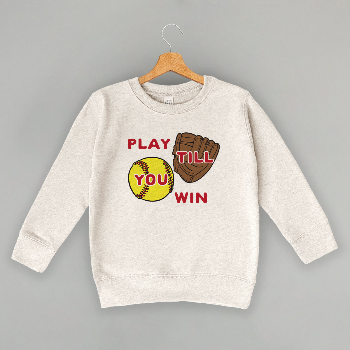 Play Till You Win Softball (Kids) - clothing by TeeHivey.com (Image 4)