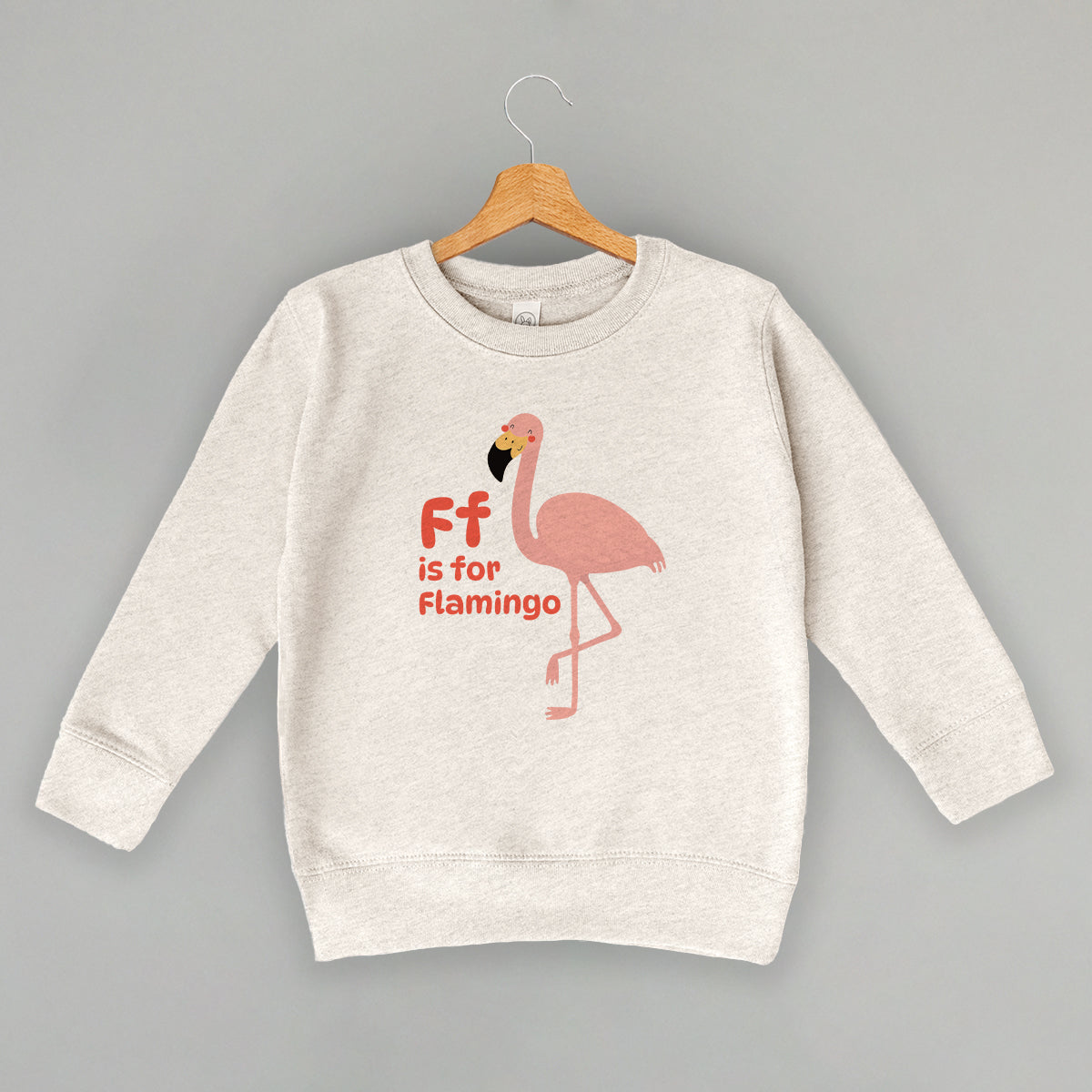 F Is For Flamingo (Kids) - clothing by TeeHivey.com (Image 3)