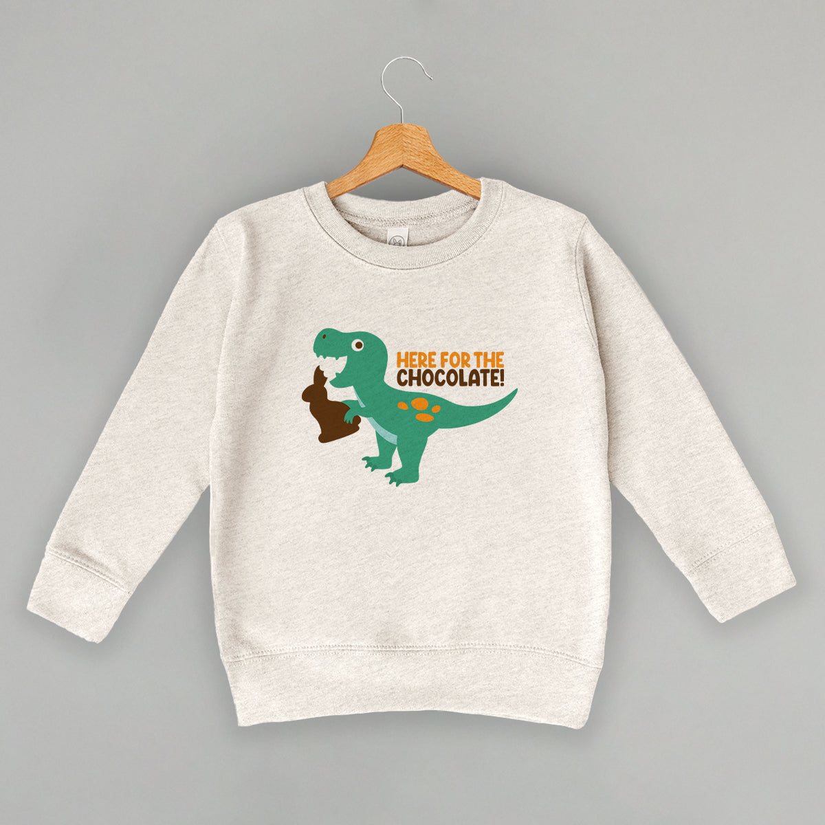 Here For The Chocolate Dino (Kids) - clothing by TeeHivey.com (Image 5)