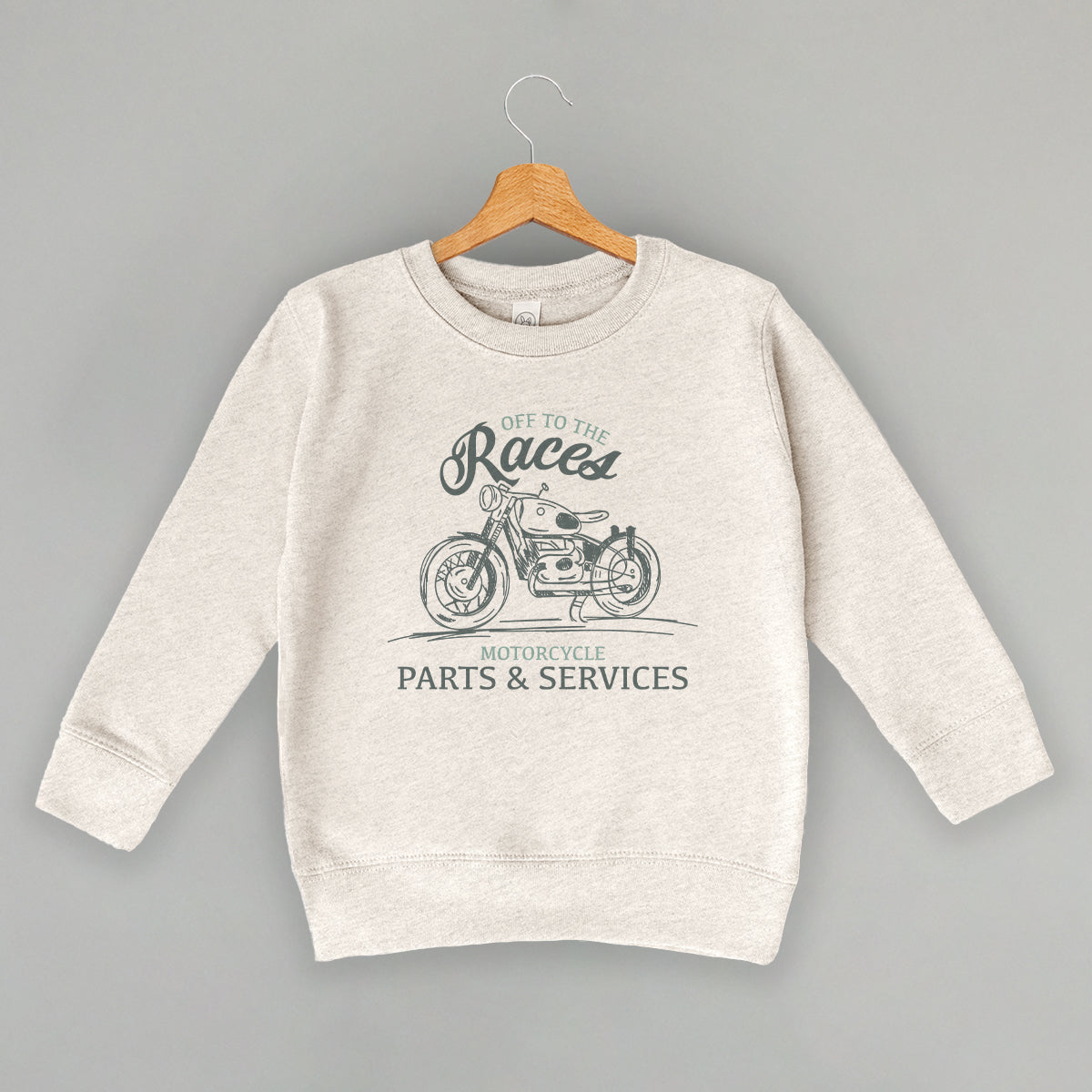 Off To The Races Motorcycle (Kids) - clothing by TeeHivey.com (Image 4)