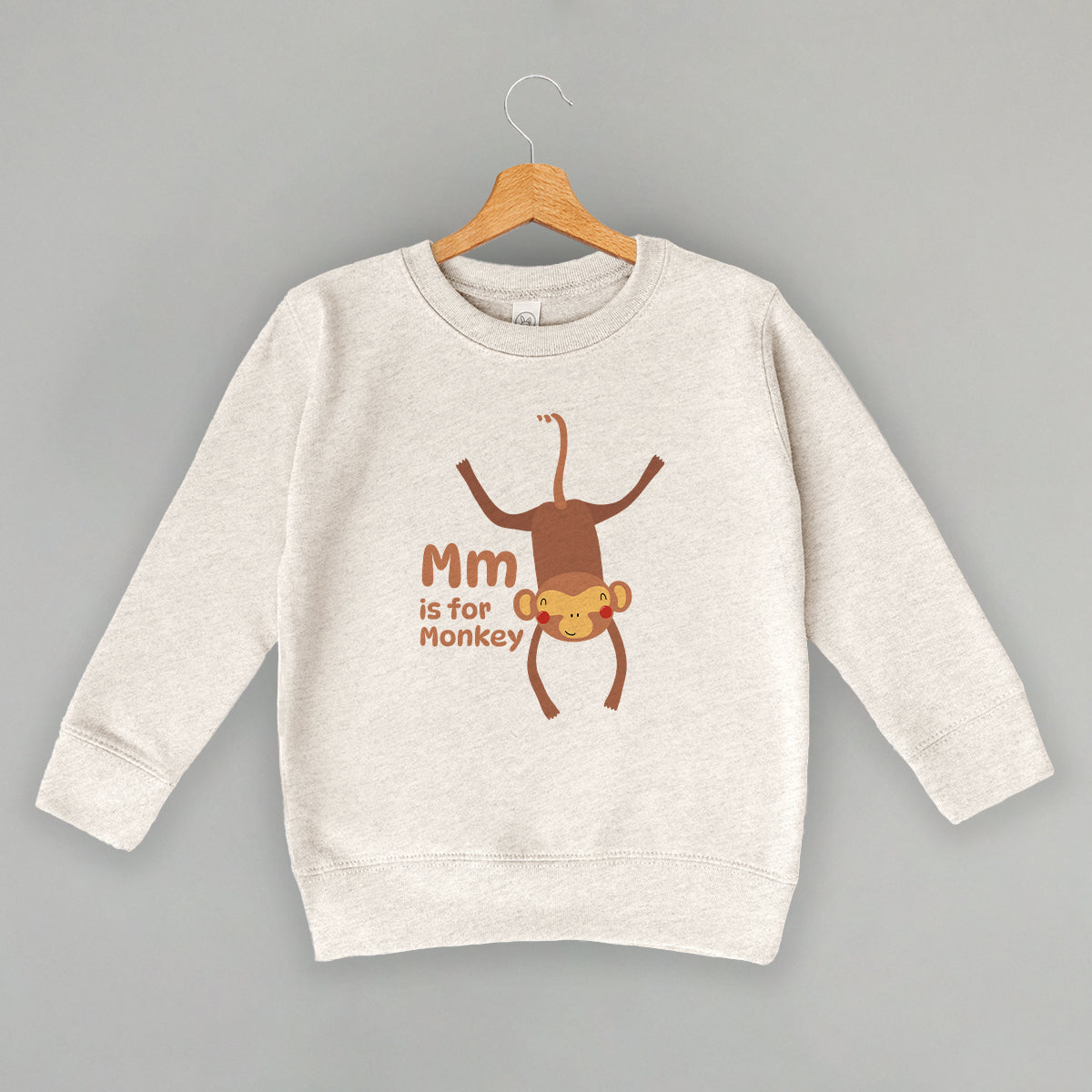 M Is For Monkey (Kids) - clothing by TeeHivey.com (Image 3)