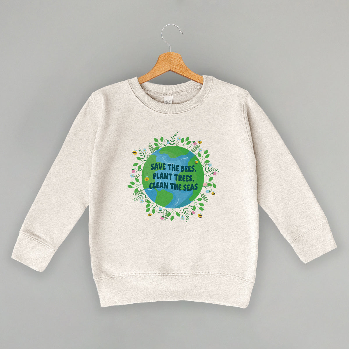 Save The Bees, Plant Trees Doodle (Kids) - clothing by TeeHivey.com (Image 4)