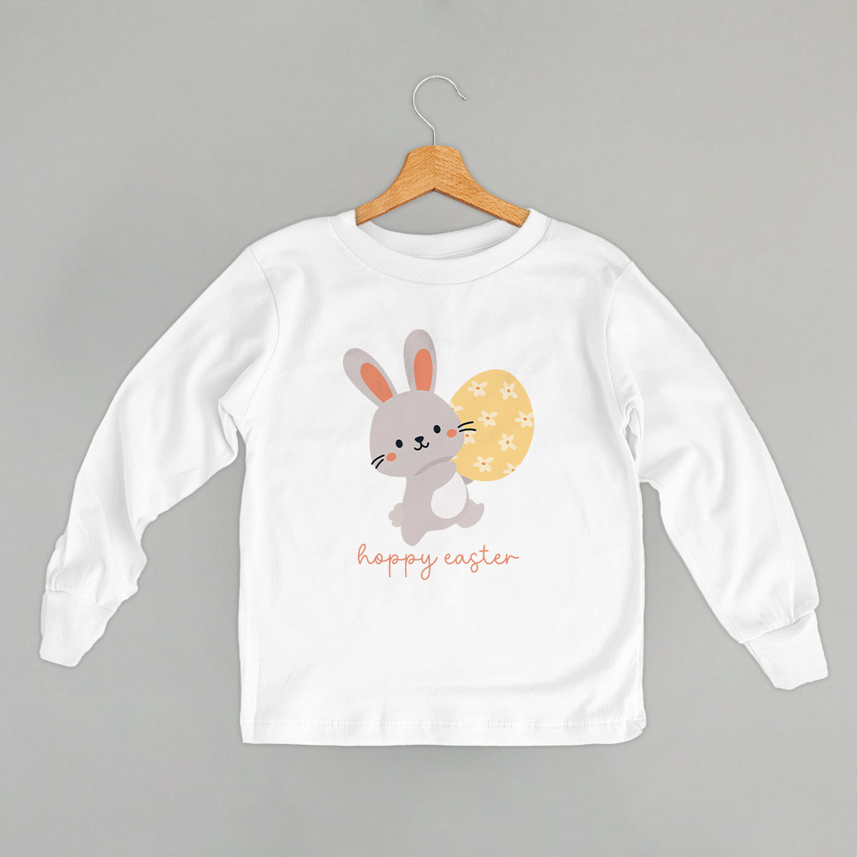 Hoppy Easter Bunny Doodle (Kids) - clothing by TeeHivey.com (Image 4)