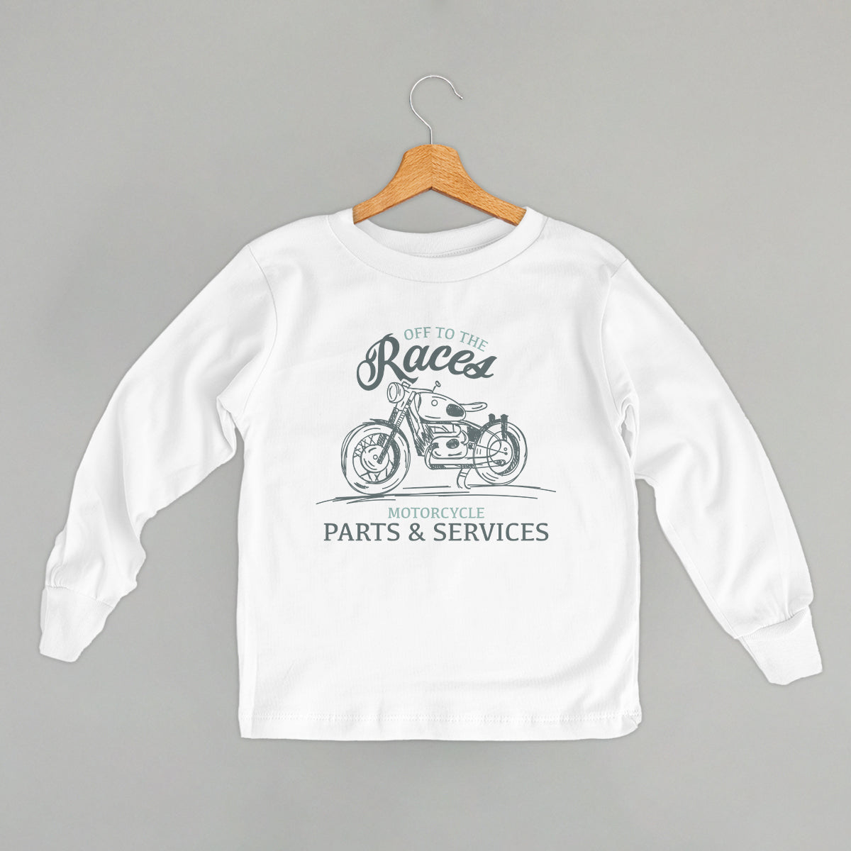 Off To The Races Motorcycle (Kids) - clothing by TeeHivey.com (Image 5)
