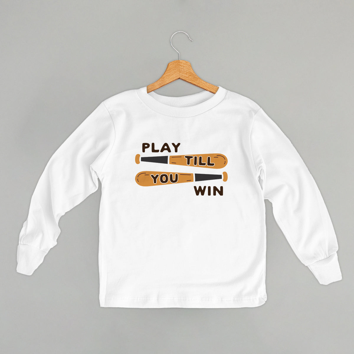 Play Till You Win Baseball (Kids) - clothing by TeeHivey.com (Image 5)