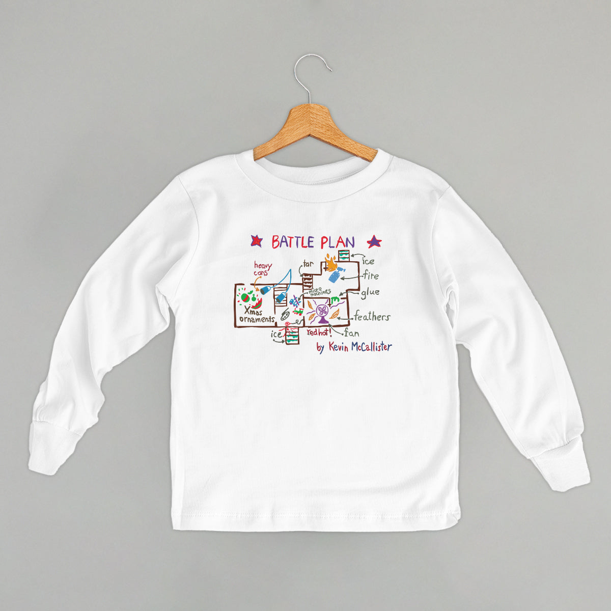 Kevin's Battle Plan (Kids) - clothing by TeeHivey.com (Image 1)
