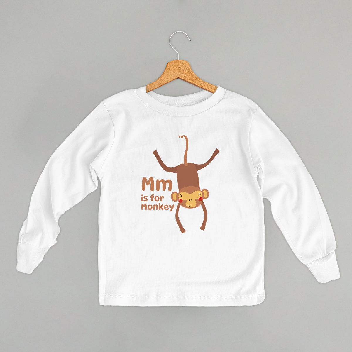 M Is For Monkey (Kids) - clothing by TeeHivey.com (Image 4)