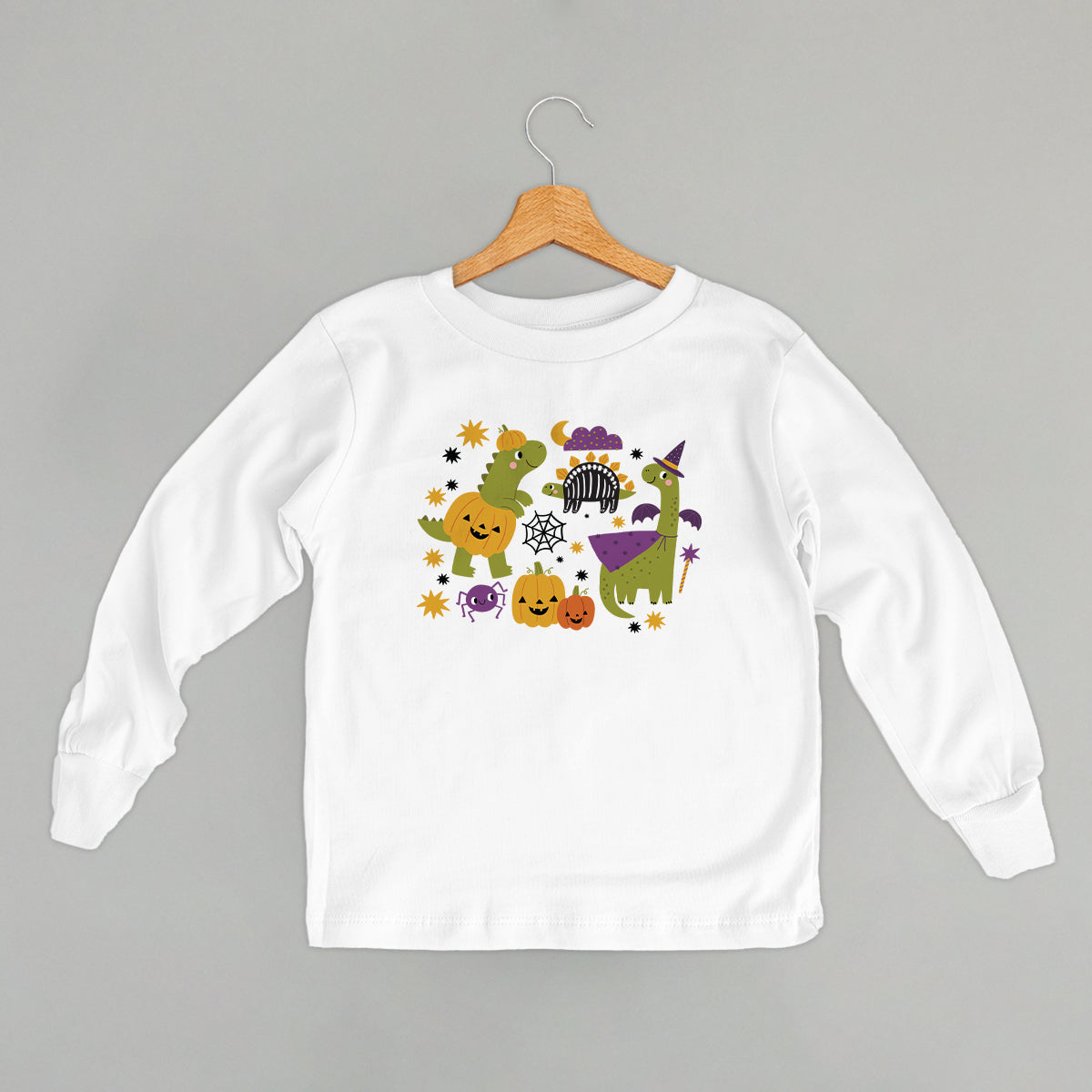 Halloween Dino Doodle Collage (Kids) - clothing by TeeHivey.com (Image 1)