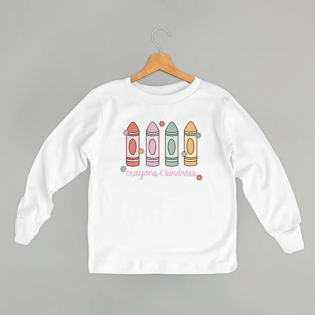 Crayons & Kindness (Kids) - clothing by TeeHivey.com (Image 4)
