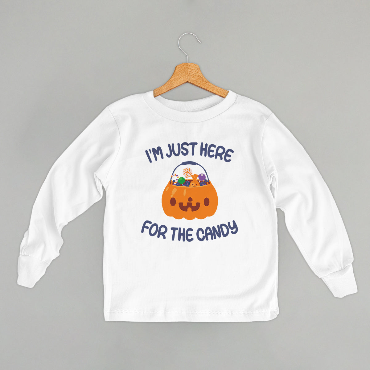 I'm Just Here For The Candy (Kids) - clothing by TeeHivey.com (Image 5)