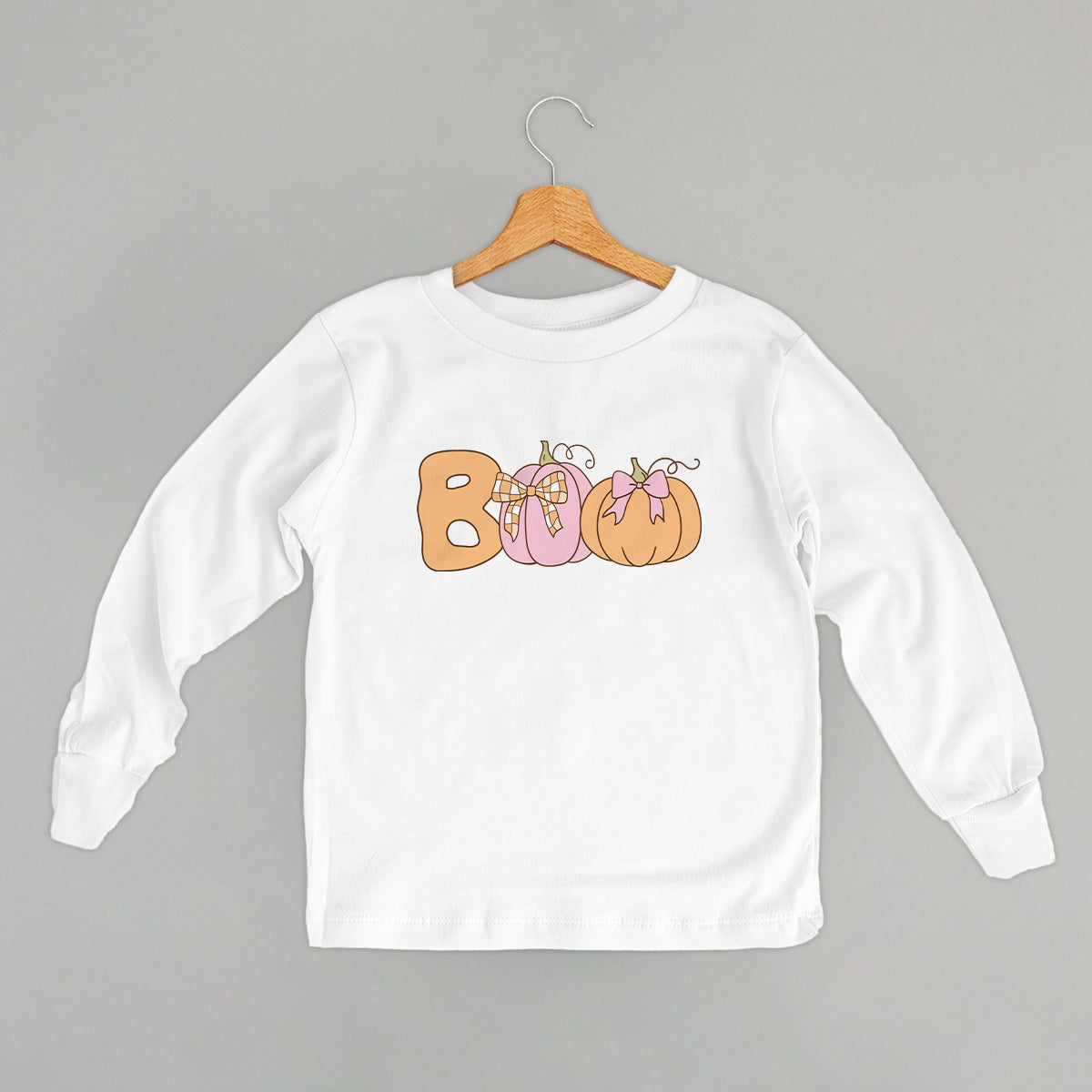 Boo (Pumpkins + Bows) (Kids) - clothing by TeeHivey.com (Image 5)