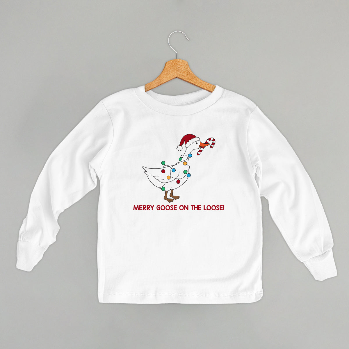 Merry Goose On The Loose (Kids) - clothing by TeeHivey.com (Image 1)