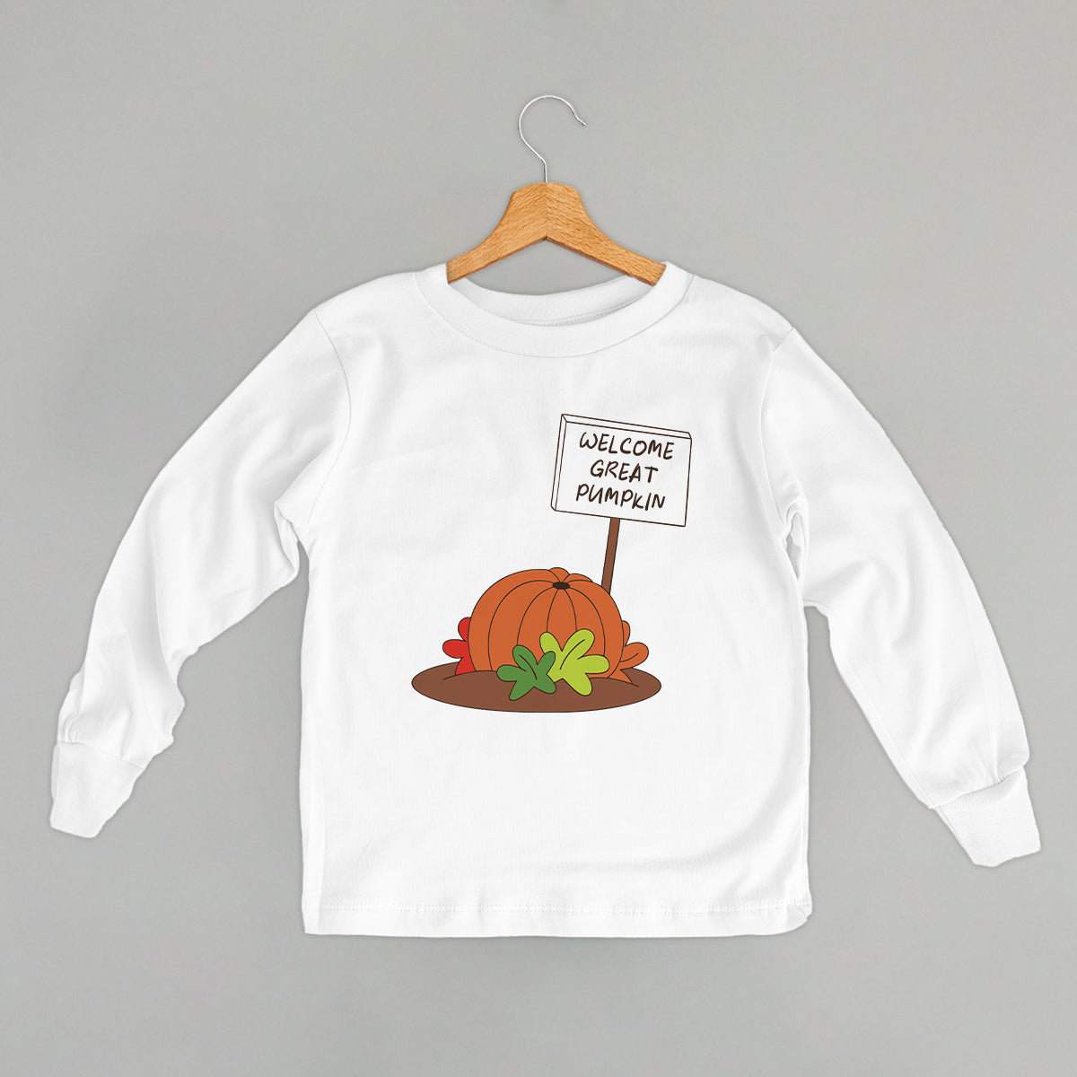 Welcome Great Pumpkin (Kids) - clothing by TeeHivey.com (Image 4)
