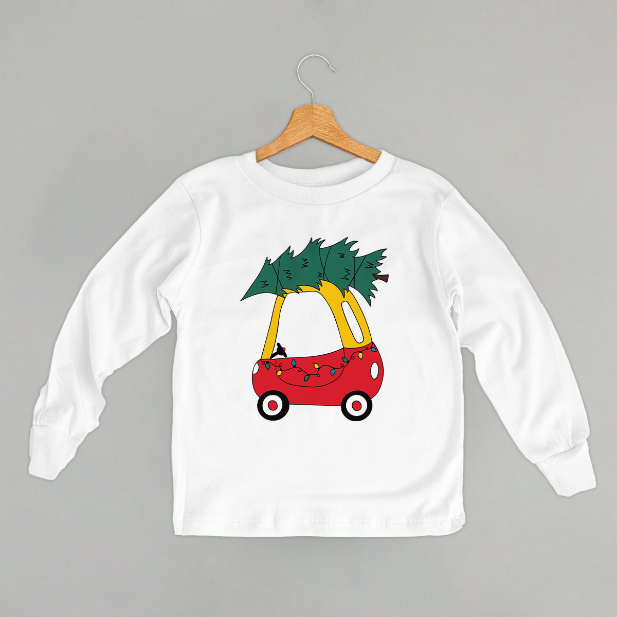 Christmas Tree Toy Car (Kids) - clothing by TeeHivey.com (Image 4)