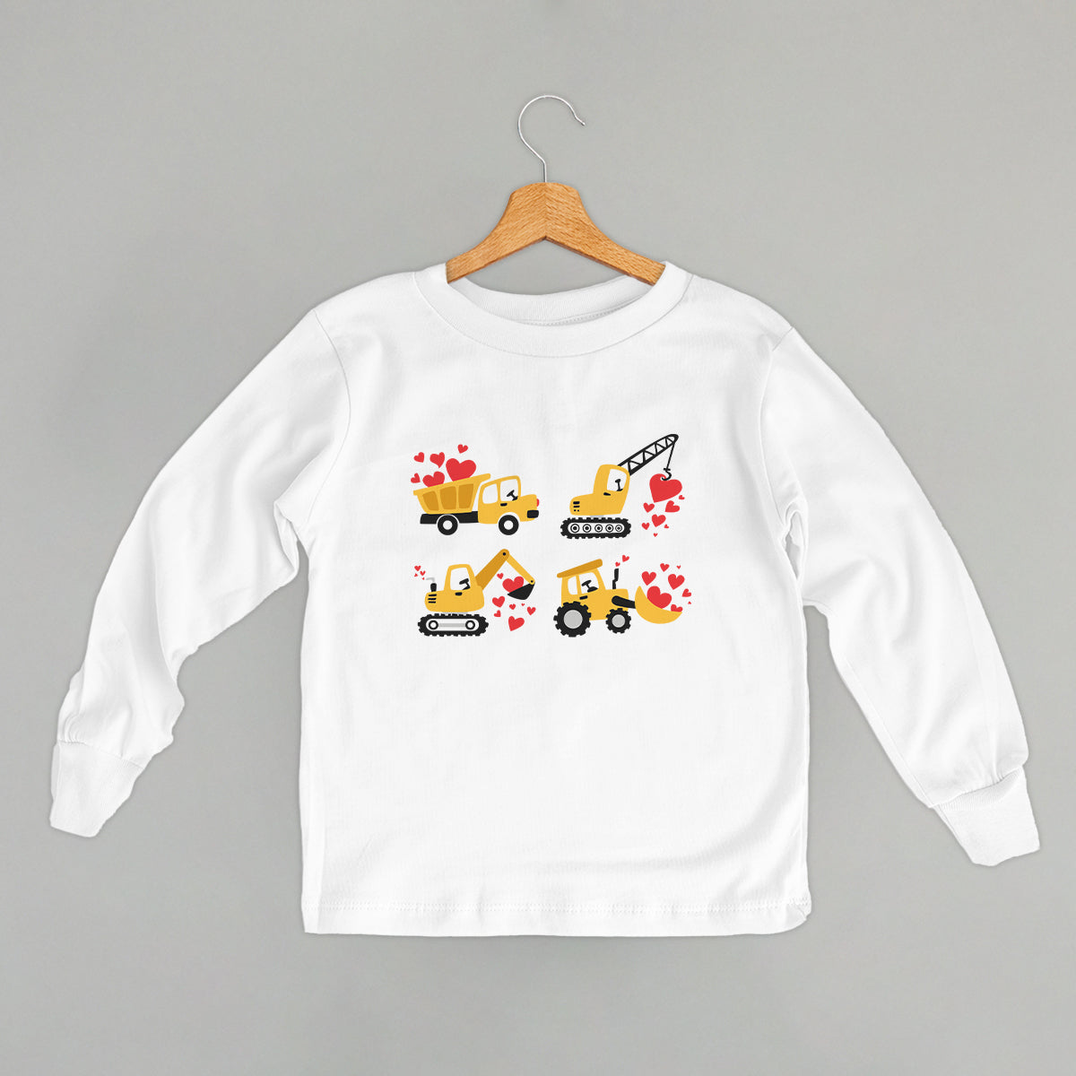 Construction Valentines (Kids) - clothing by TeeHivey.com (Image 2)