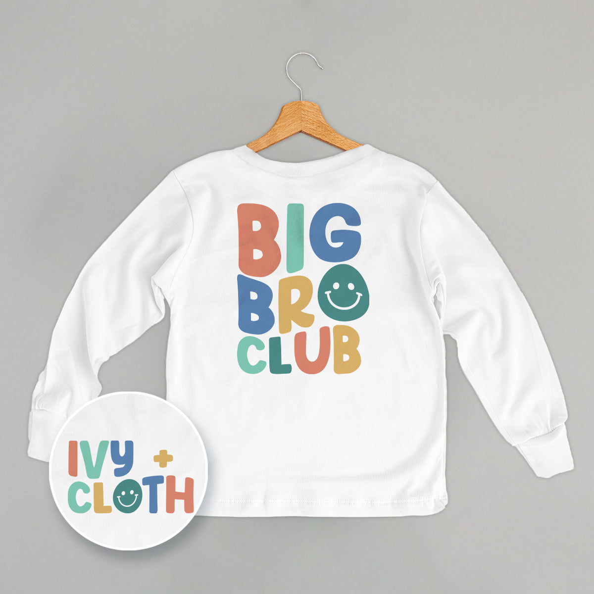 Big Bro Club (Kids Back Print) - clothing by TeeHivey.com (Image 5)
