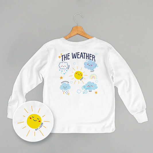 The Weather Doodles (Kids Back Print) - clothing by TeeHivey.com (Image 1)