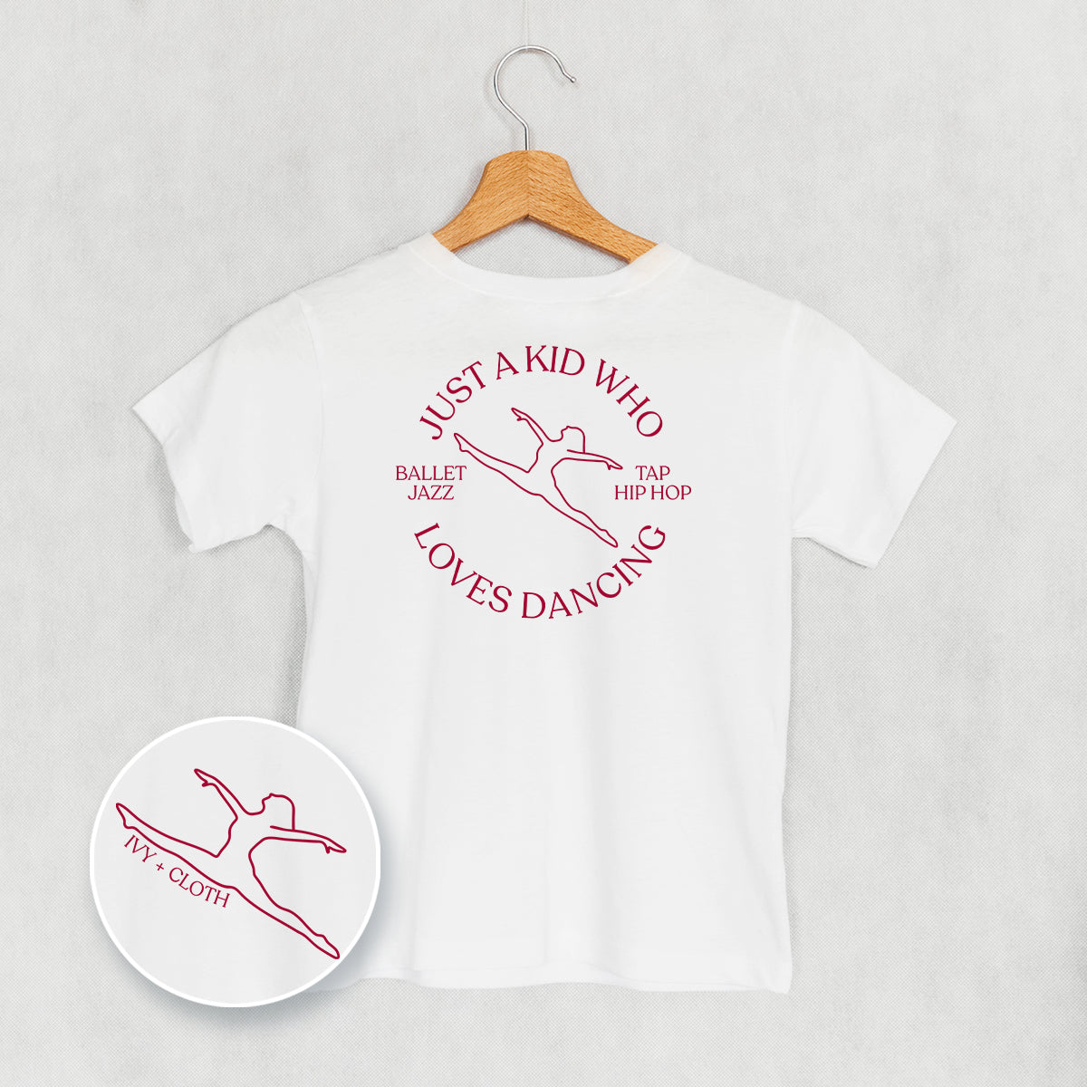 Just A Kid Who Loves Dancing (Kids Back Print) - clothing by TeeHivey.com (Image 5)