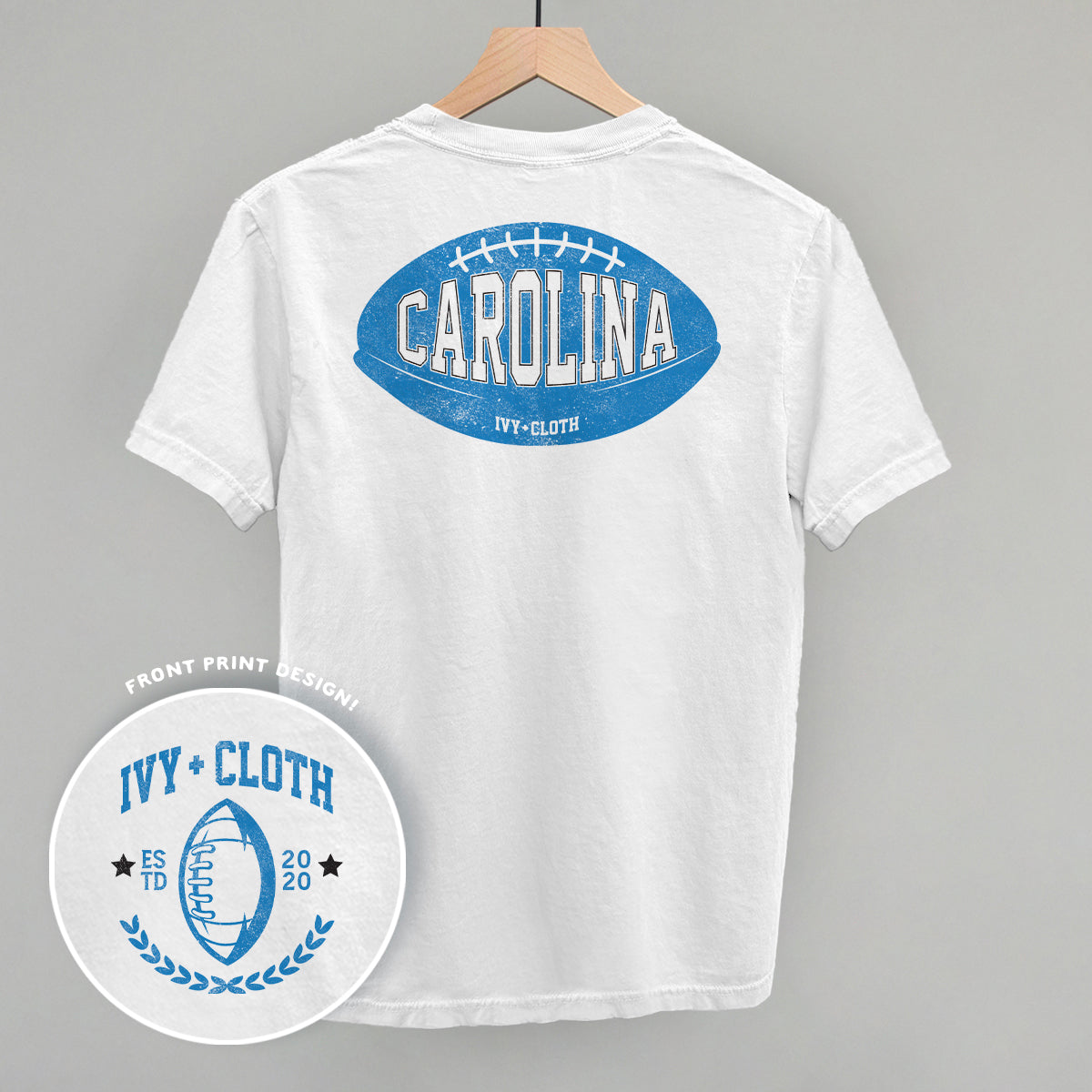 Carolina Football (Back Print) - clothing by TeeHivey.com (Image 3)