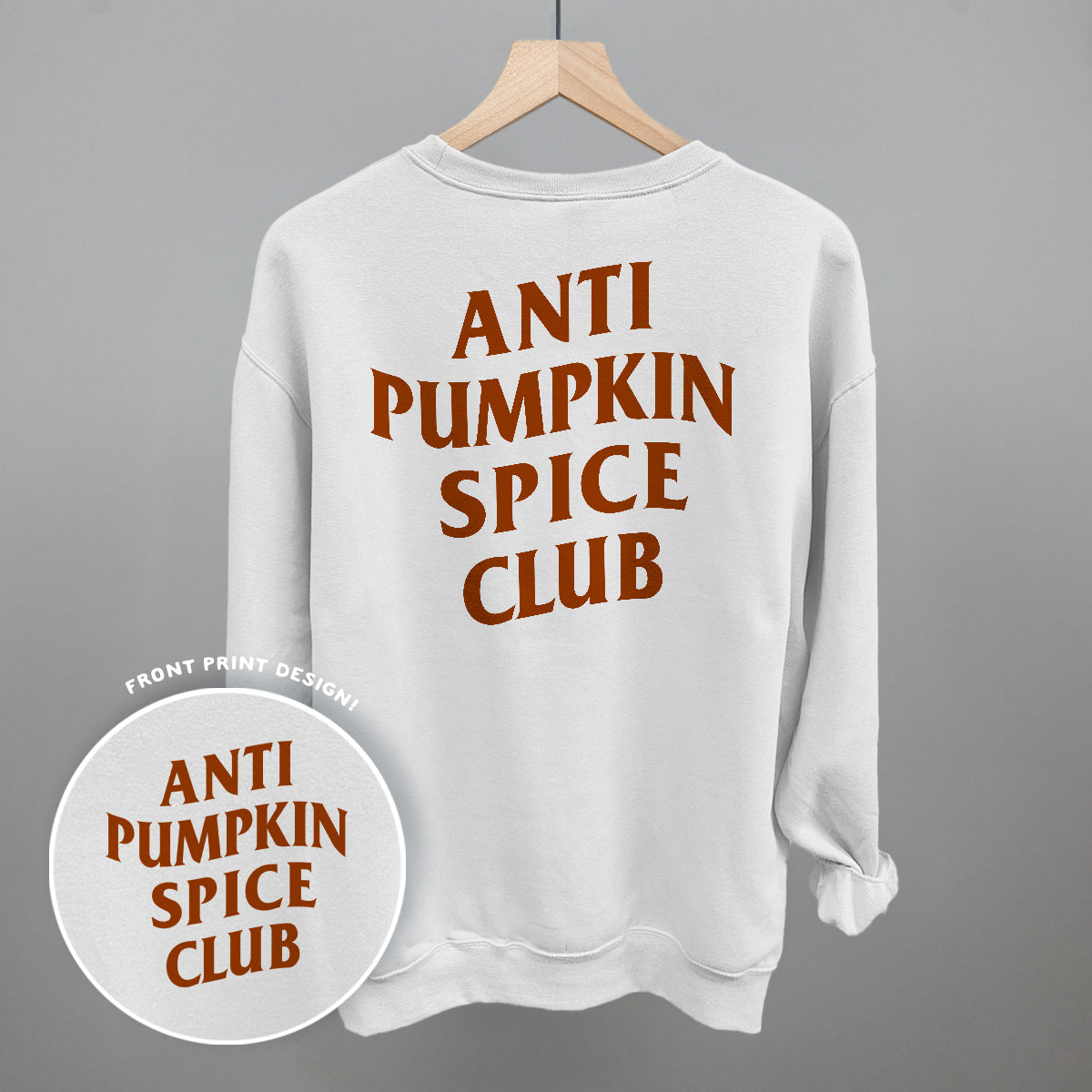 Anti Pumpkin Spice Club (Back Print) - clothing by TeeHivey.com (Image 4)