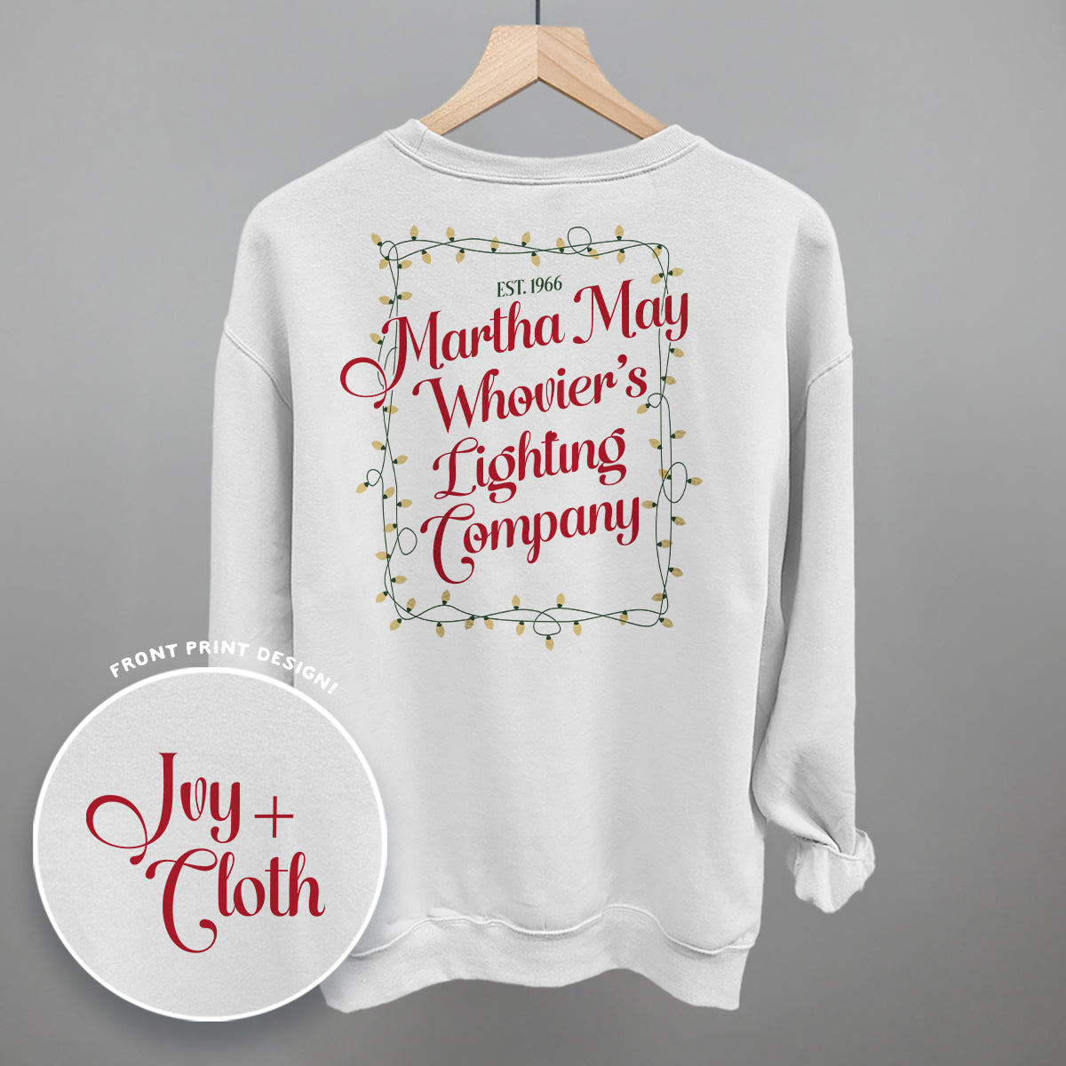 Martha May Whovier's Lighting Company (Back Print) - clothing by TeeHivey.com (Image 4)