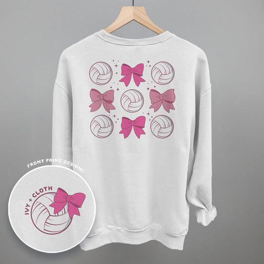 Volleyballs and Bows (Back Print) - clothing by TeeHivey.com (Image 1)