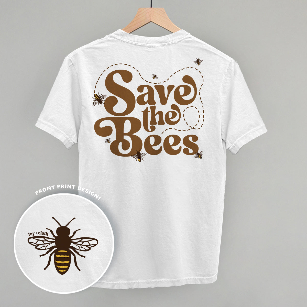 Save The Bees (Back Print) - clothing by TeeHivey.com (Image 4)