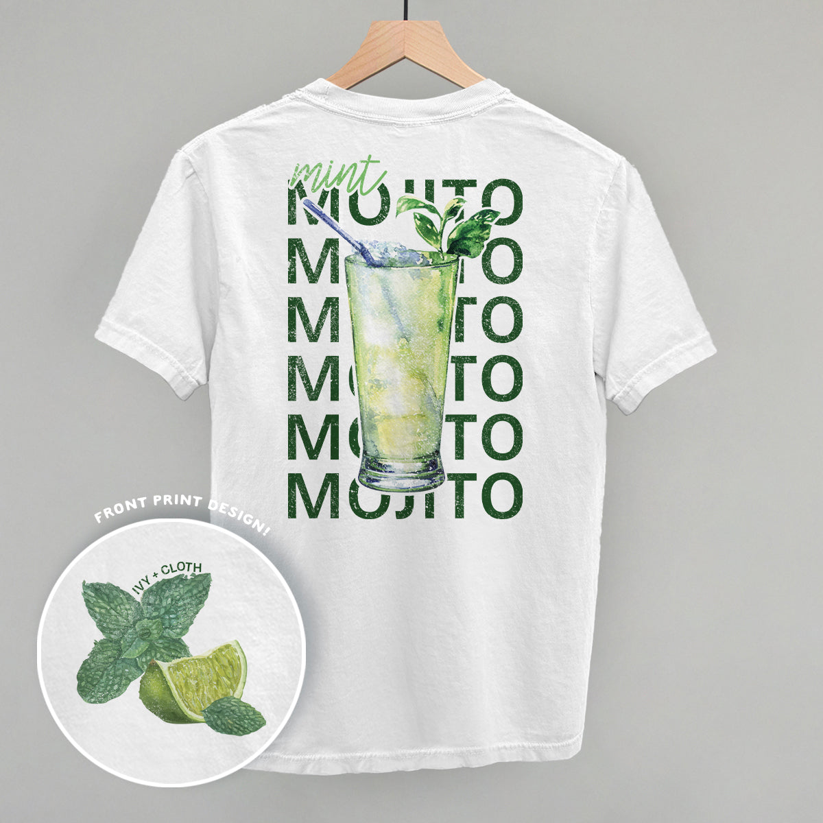 Mint Mojito (Back Print) - clothing by TeeHivey.com (Image 2)