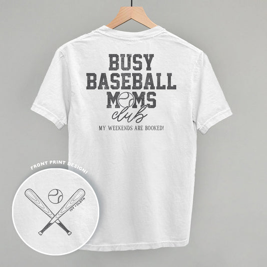 Busy Baseball Moms Club (Back Print) - clothing by TeeHivey.com (Image 1)