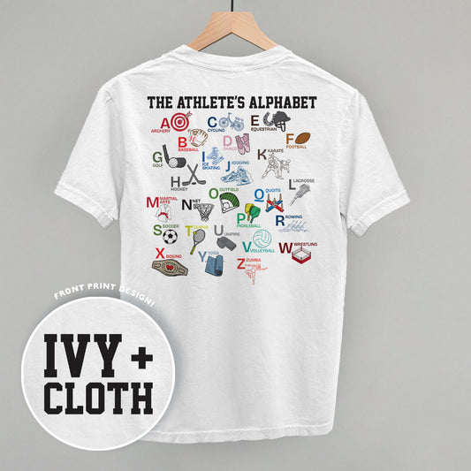 The Athlete's Alphabet (Back Print) - clothing by TeeHivey.com (Image 1)