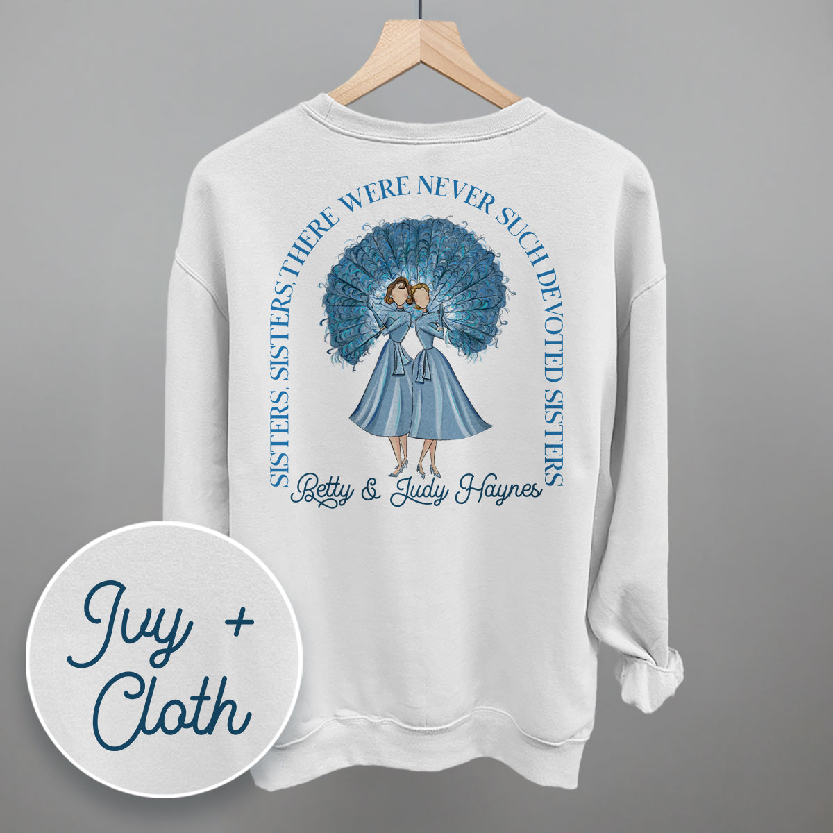 Sisters, Sisters (Back Print) - clothing by TeeHivey.com (Image 5)