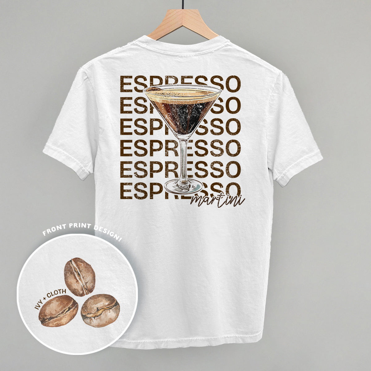 Espresso Martini (Back Print) - clothing by TeeHivey.com (Image 2)