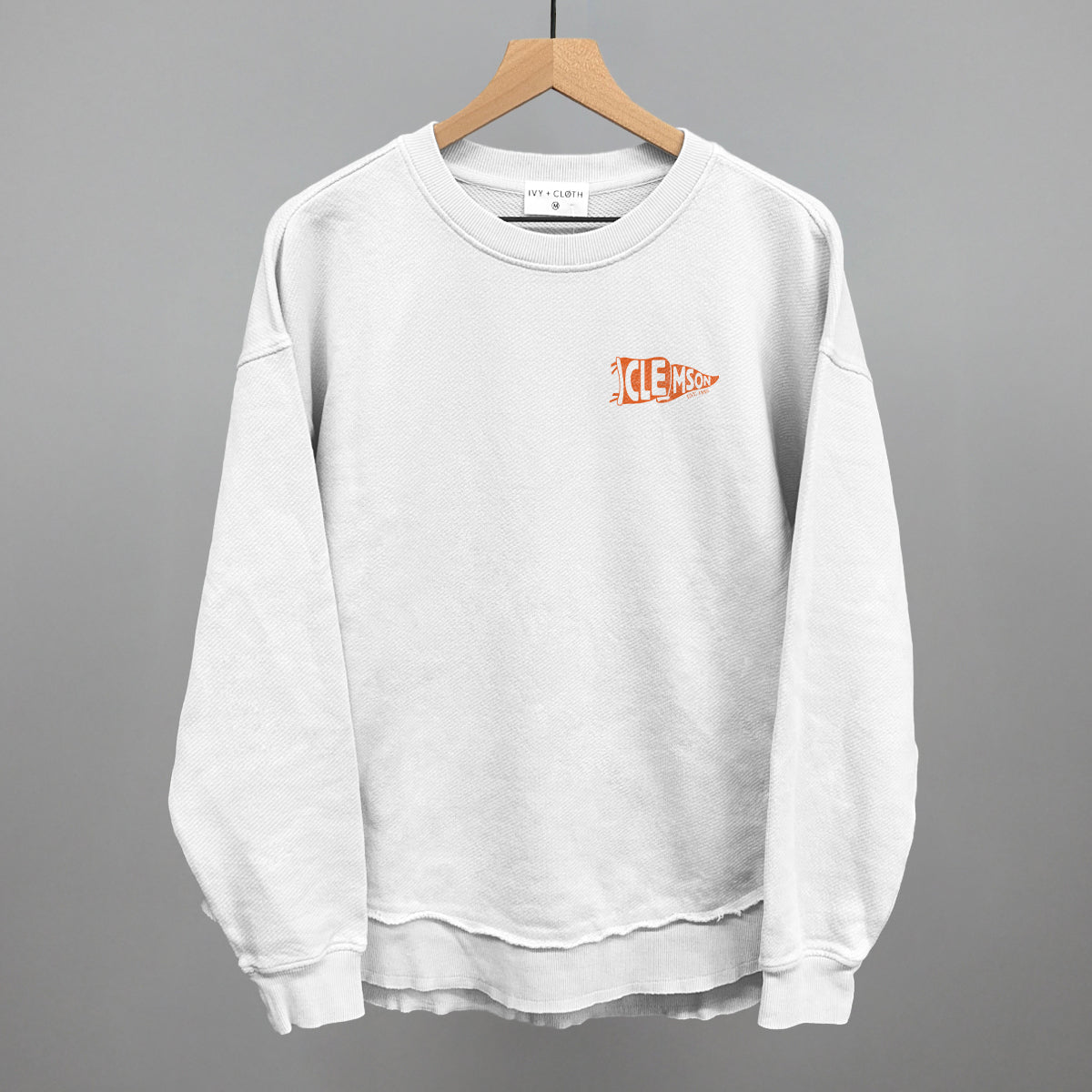 Clemson Pennant Flag (Left Chest) - clothing by TeeHivey.com (Image 5)
