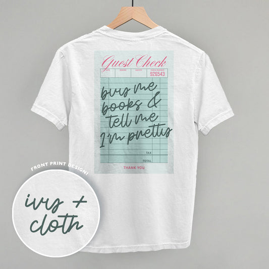 Buy Me Books & Tell Me I'm Pretty (Back Print) - clothing by TeeHivey.com (Image 1)