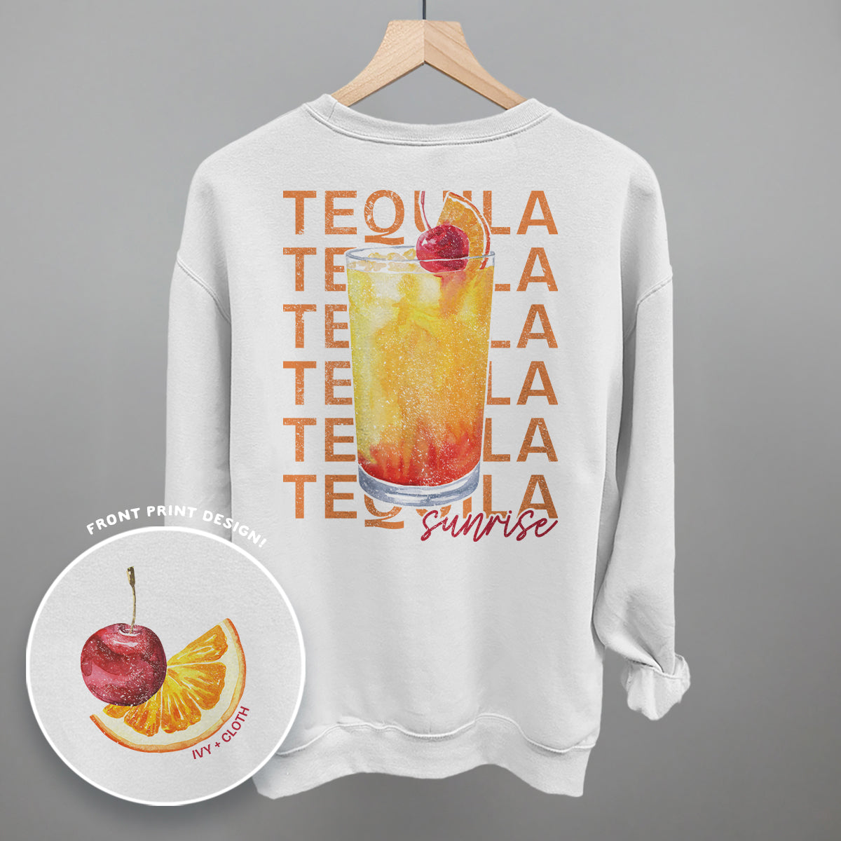 Tequila Sunrise (Back Print) - clothing by TeeHivey.com (Image 3)