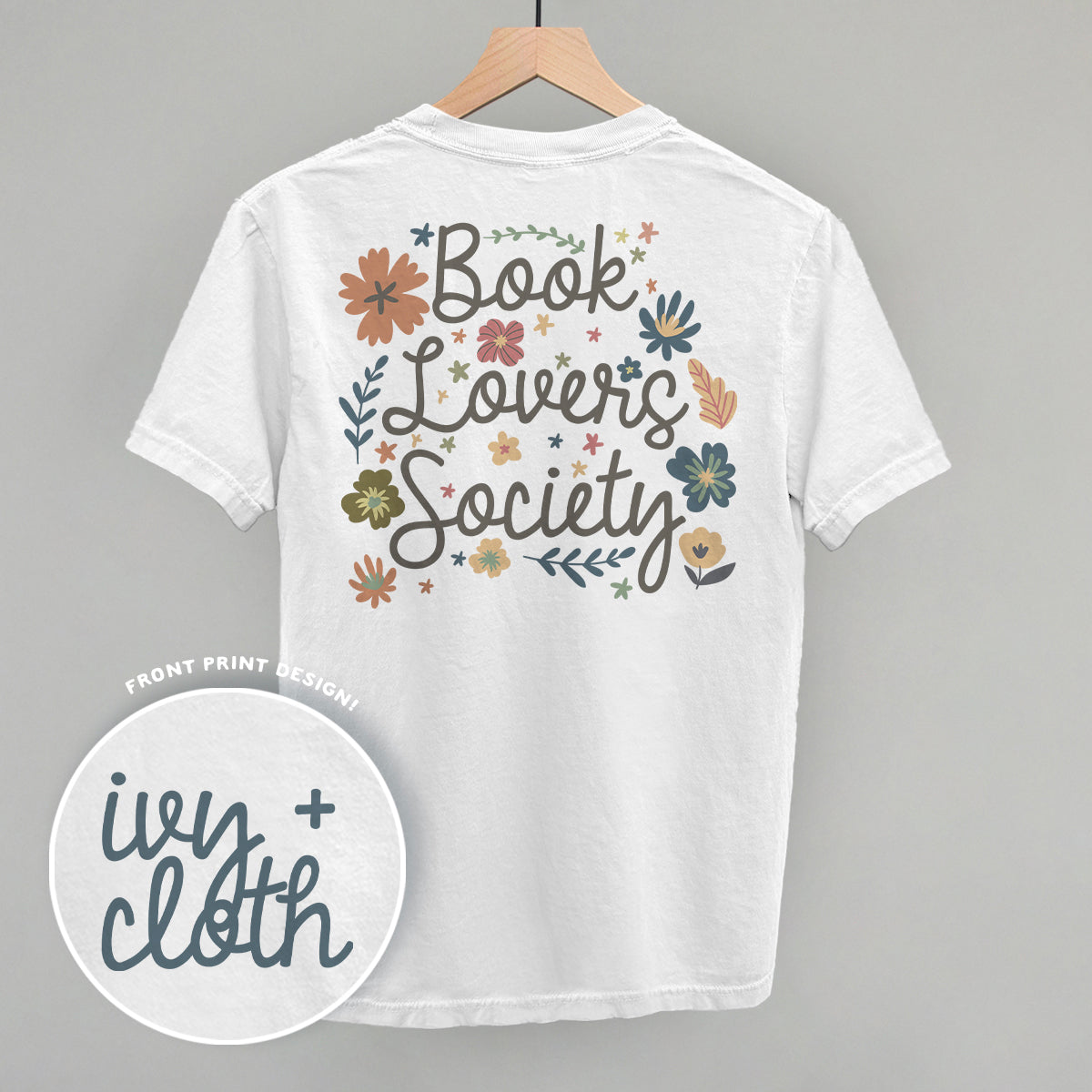 Book Lovers Society (Back Print) - clothing by TeeHivey.com (Image 4)