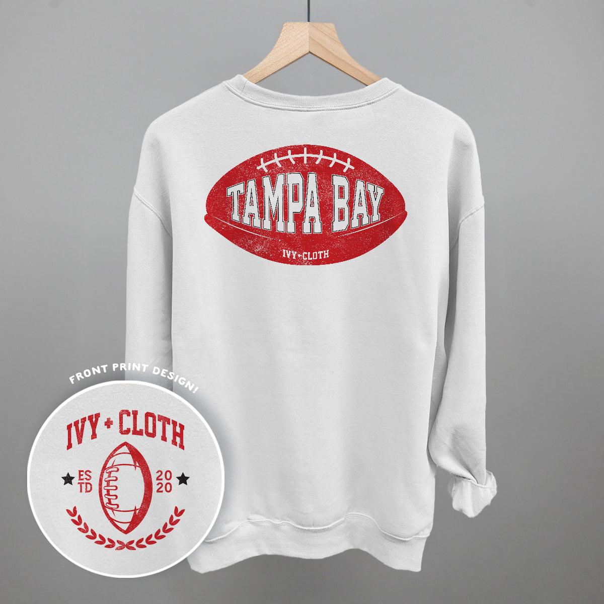 Tampa Bay Football (Back Print) - clothing by TeeHivey.com (Image 4)
