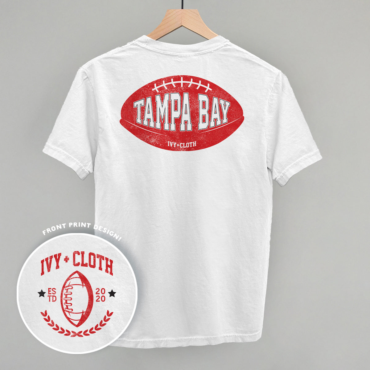 Tampa Bay Football (Back Print) - clothing by TeeHivey.com (Image 1)