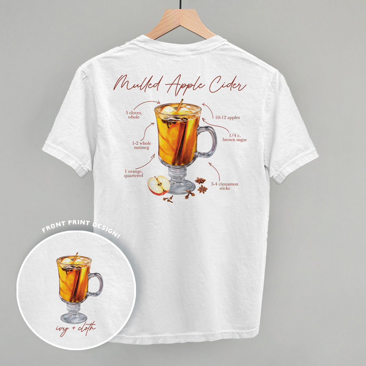 Mulled Apple Cider Recipe (Back Print)