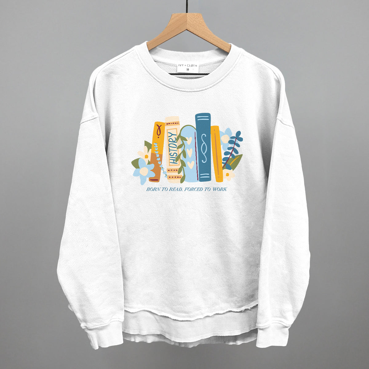Born To Read, Forced To Work Doodle - clothing by TeeHivey.com (Image 5)