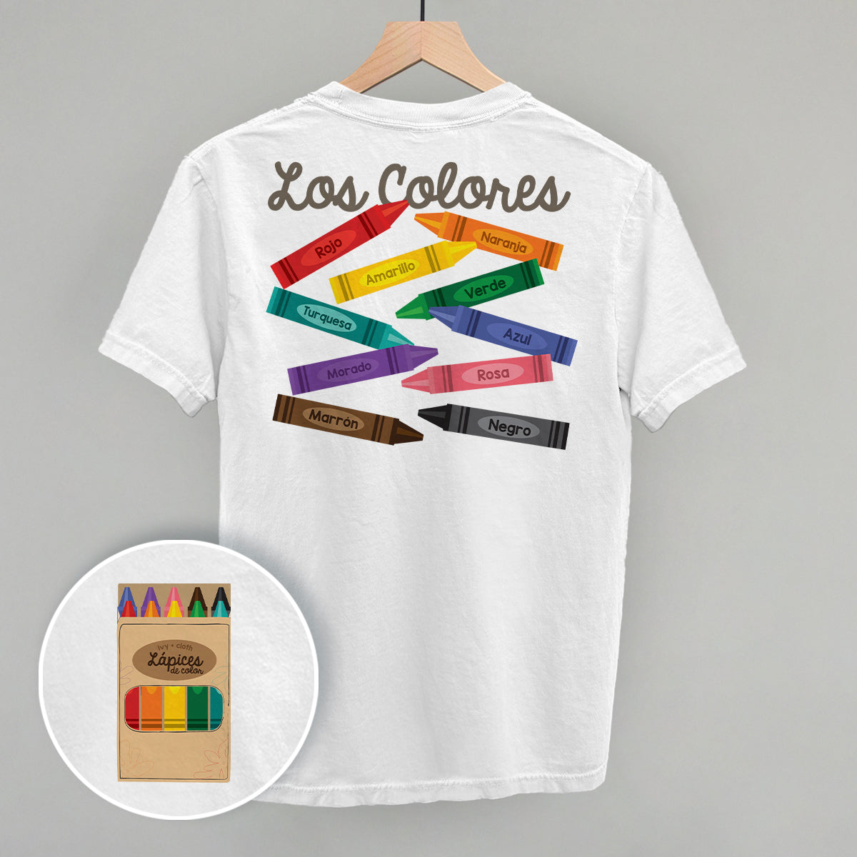 Los Colores (Back Print) - clothing by TeeHivey.com (Image 2)